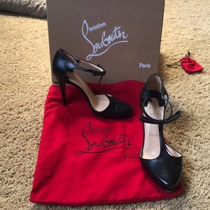 Christian Louboutin Mary Janes. Size 37.5